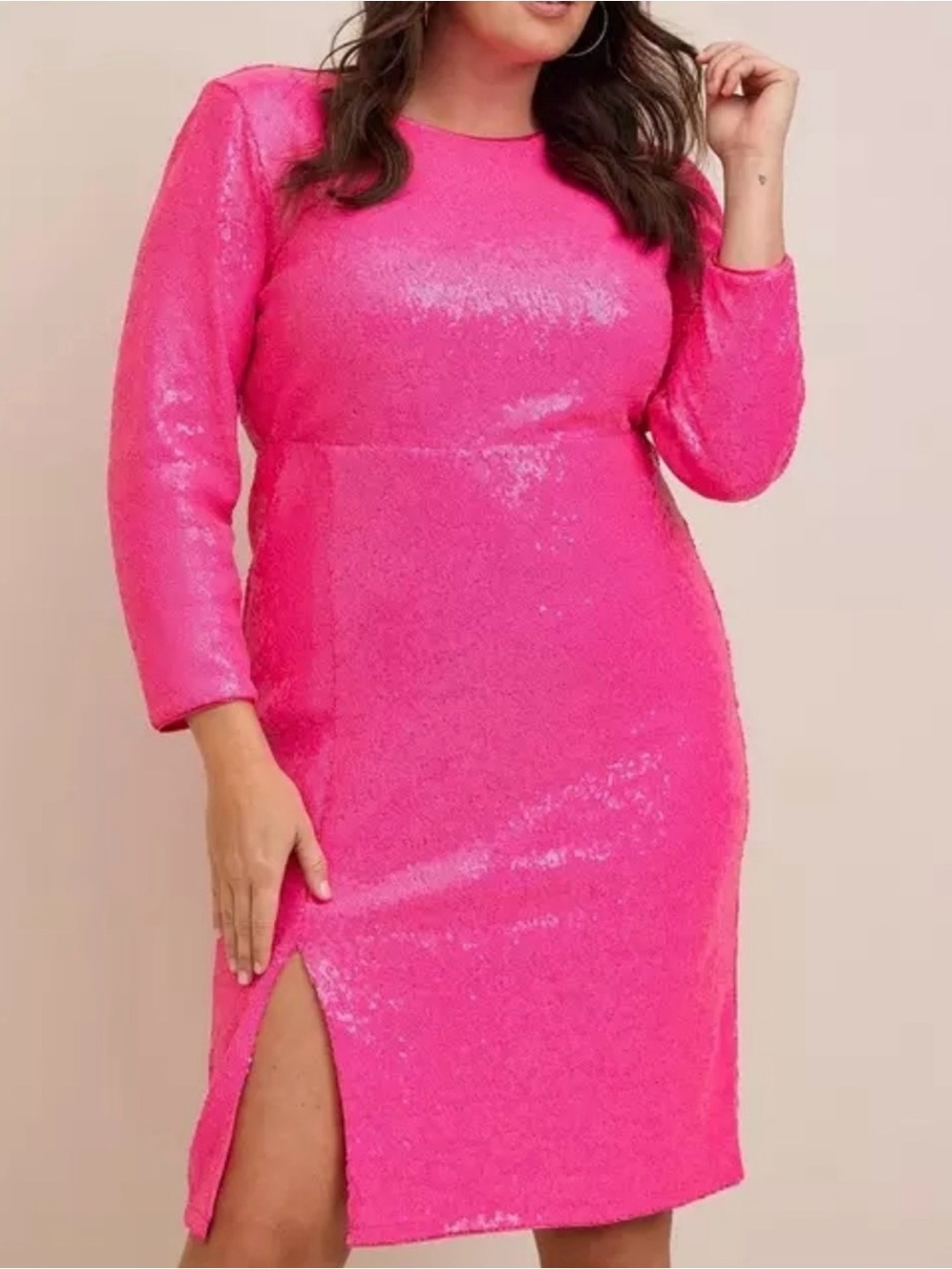Torrid Pink Sequin Sheath Dress - Elegant Party Dress NWT
